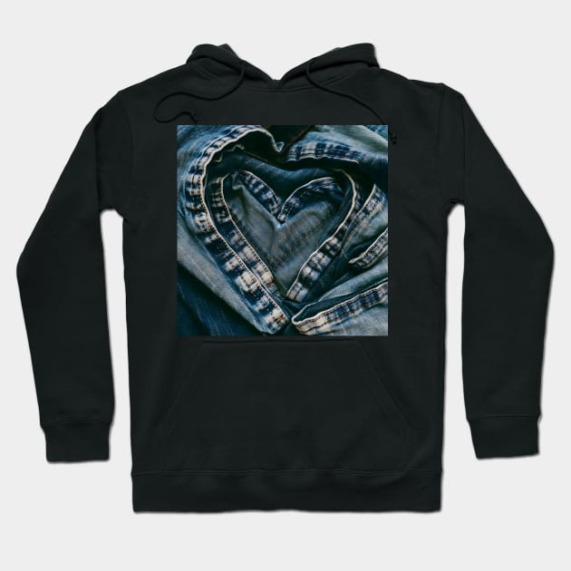 Denim Love 6 Hoodie by MiracleROLart